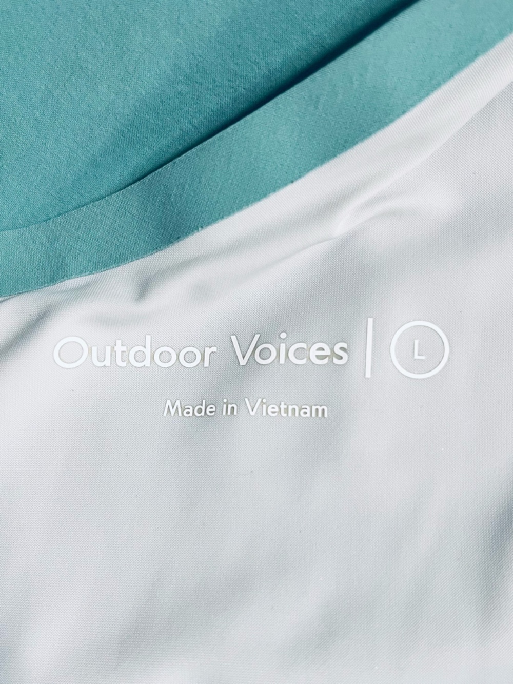 🇺🇸Outdoor Voices Exercise Dress Teal Built-In Shorts Strappy Back Active Dress L - Picture 5 of 6